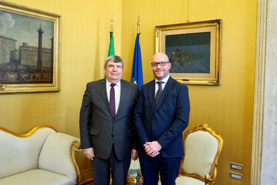 Incontro con l’Ambasciatore della Repubblica di Moldova in Italia, S.E. Anatolie Urecheanu