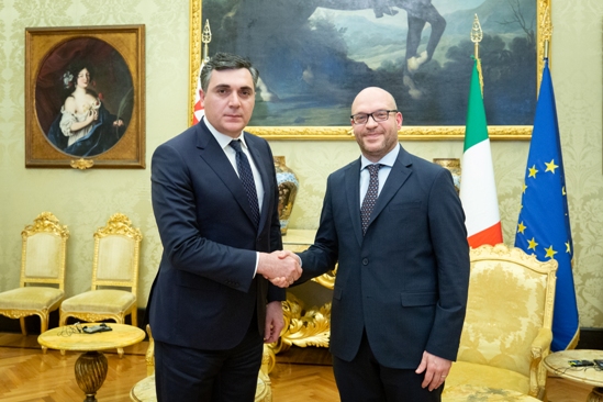 Incontro con il Ministro degli Affari Esteri della Georgia, Ilia Darchiashvili